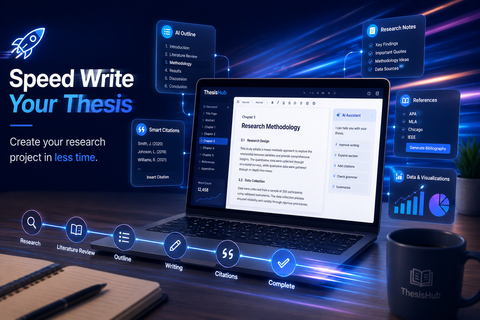 Speed Write Your Thesis with ThesisHub